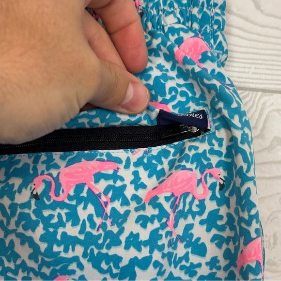 CHUBBIES THE DOMINGO’S ARE FOR FLAMINGOS SWIM SHORTS SWIMMING TRUNKS SMALL - Picture 7 of 11